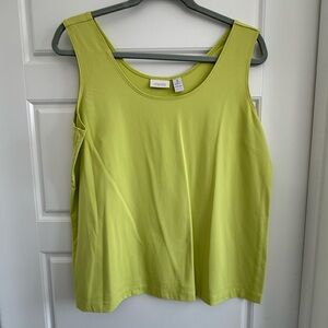 Chico's Vibrant Green Women's Tank Top
